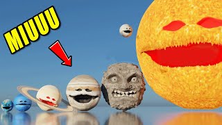 Aku dan banana Mencoba semua Skin Moon wake up, planet lain dan matahari