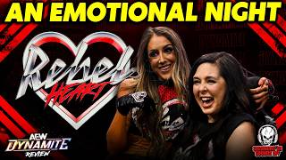 REBEL HEART Episode Honoring Tanea Brooks | AEW Dynamite 9/9/26 Review