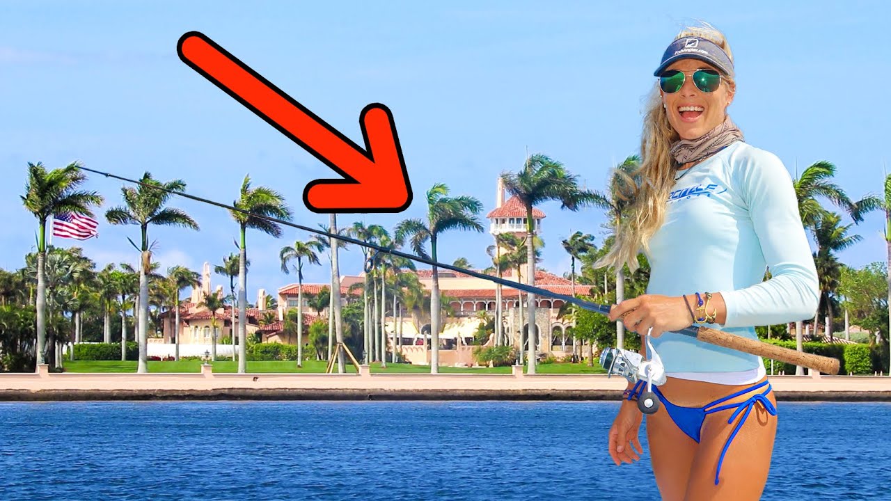 Inshore Fishing Next to DONALD TRUMP's Mar-A-Lago Florida Home! UNCUT Fishing Video