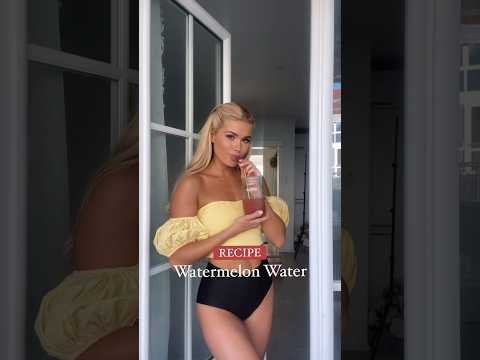 LOW SUGAR DRINK - homemade watermelon water