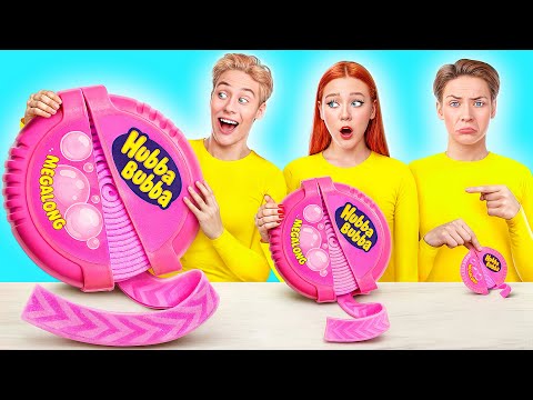 تحدي لوحة كبيرة أو متوسطة أو صغيرة | حرب المطبخ المضحكة Multi DO Challenge