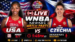 LIVE: Team USA vs Czechia | WNBA Play By Play & Watch Party