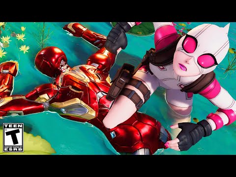 GWENPOOL vs. IRON MAN MK 45! (A Fortnite Short Film)