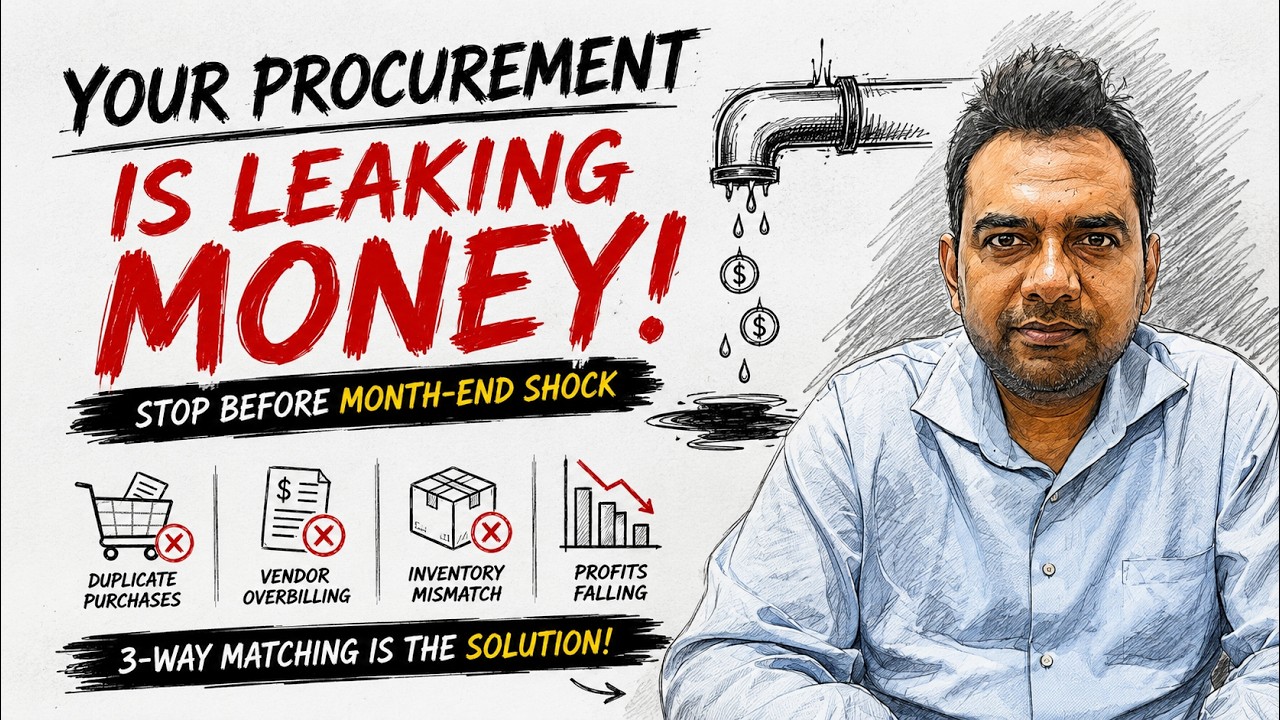 Procurement Management System with 3 Way Matching | Odoo Demo | 02.06.2026

Your procurement process may be approved... but is it actually under control? Discover the hidden procurement mistakes causing ...