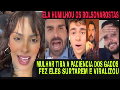 Ela VIRALIZOU NAS REDES APÓS HUMILHAR FAMÍLIA BOLSONARO!! Eduardo, Figueiredo, Jair E COMPANHIA!! 