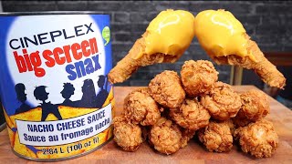 (ASMR) FRIED CHICKEN DRUMSTICKS WITH EXTRA CHEESE SAUCE MUKBANG