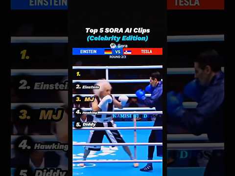 Ranking Top 5 Sora ai clips (celebrity edition)