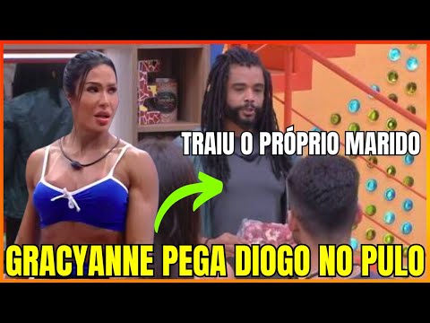 DIOGO SE DÁ MAL! GRACYANNE FLAGRA FOFOCA SOBRE ELA E BRIGA FEIA ROLA "FALSO DO CARALH...