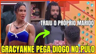 DIOGO SE DÁ MAL! GRACYANNE FLAGRA FOFOCA SOBRE ELA E BRIGA FEIA ROLA "FALSO DO CARALH...