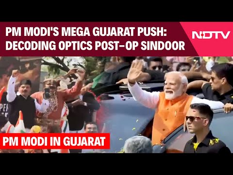 PM Modi Roadshow | PM's Mega Guj Push: Decoding Development Drive, Optics On Ground Post-Op Sindoor