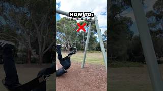 HOW TO: Safely sit on a swing
