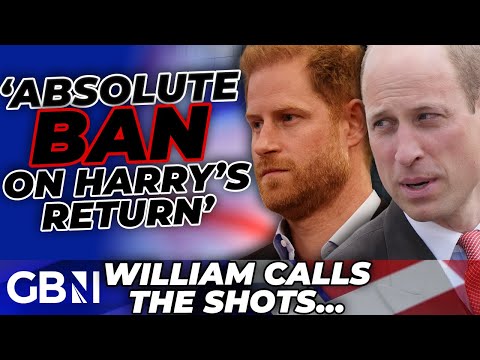 Prince William 'BANS' Prince Harry from RETURNING to Royal Family 'against wishes of King Charles'