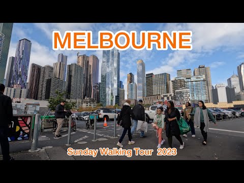 Melbourne City Sunday Walk 2023 | Queen Victoria Market