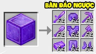 Minecraft nhưng Chế Tạo Bị ĐẢO NGƯỢC