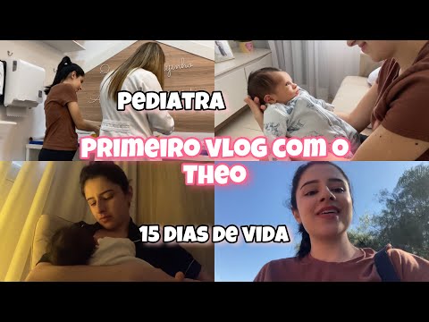 UM DIA COM A GENTE- PRIMEIRA CONSULTA COM PEDIATRA- VLOG COM MEU RECÉM NASCIDO