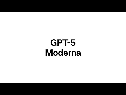 GPT-5 reshapes how teams work at Moderna