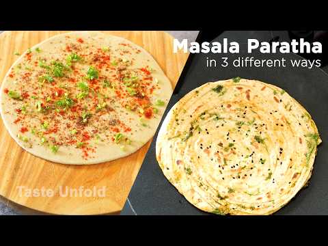 बहुत आसान तरीके से बनाए ढेर सारी परतों वाला मसाला पराठा l Masala Paratha Recipe