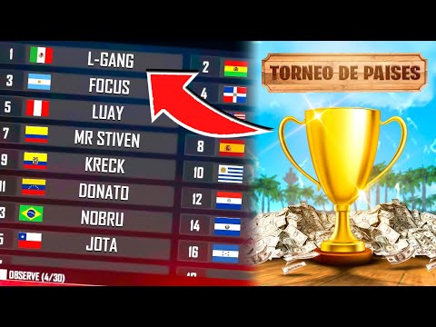 Reuni a 50 JUGADORES DE CADA "PAIS" 🌏 EN UNA SALA Y ESTO PASO 😱 FREE FIRE