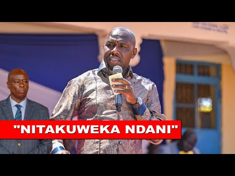 KIMEUMANA! Listen to interior CS Murkomen warning to Gachagua after attacking Ruto & Kindiki in Meru