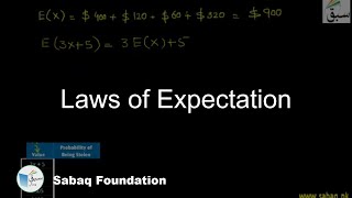 Laws of Expectation