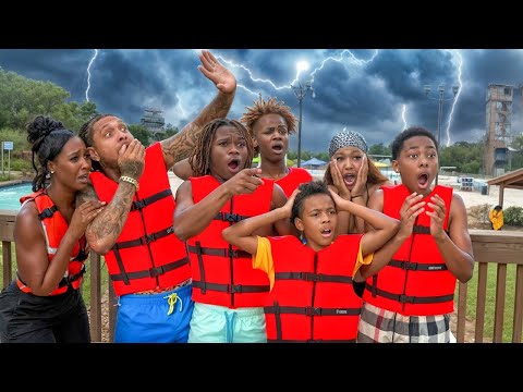 THUNDERSTORM RUINED OUR WATERPARK DAY 😳