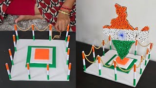 Independence day Special craft idea | Best Craft idea for festival | DIY Thermocol balls using decor
