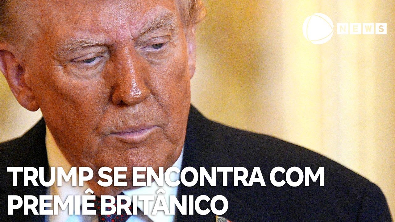 Donald Trump se encontra com Keir Starmer, premiê britânico