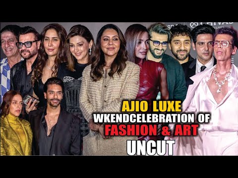 AJIO LUXE WKEND CELEBRATION OF FASHION | Gauri Khan, Karan Johar, Raghav, Arjun Kapoor, Malaika