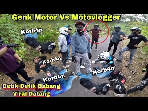 Motovlogger Berduka 😭‼️ Banyak Korb4n PERTARUNG4N Genk Motor 😱 Babang Viral Datang Semua Damai 😭😭