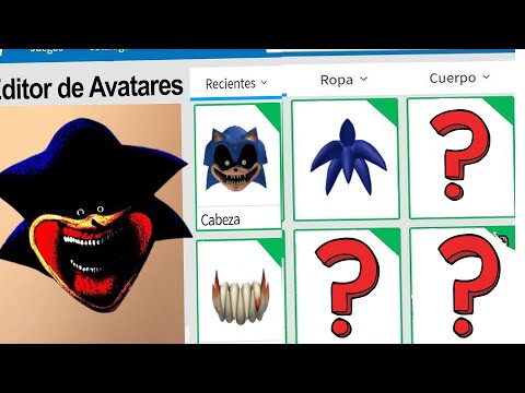 🔵Creamos el PERFIL SONIC TAPES el MUTANTE en Roblox!! ES MUY TERRORÍFICO!