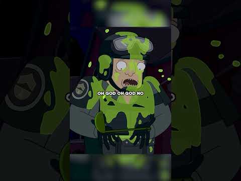 Morty bathed in acid ๐ณ #rickandmorty