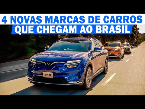 Conheça as 4 NOVAS MARCAS de CARROS que chegam ao BRASIL em 2024