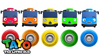 Roda Bus🚌 | Lagu anak anak | Lagu warna | Tayo Bus Kecil