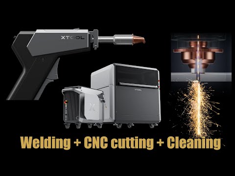 Sheet Metal Workshop on 4m²  with xTool MetalFab Laser Welder & CNC Cutter