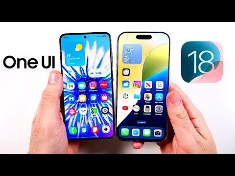 One UI 7 vs iOS 18 Animations Test