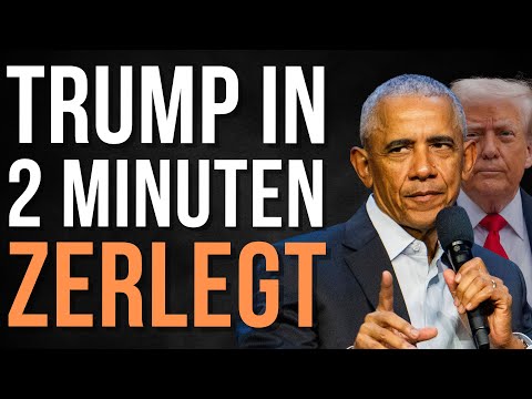Barack Obama zerlegt Trump in Rekordzeit