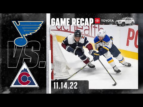 Monday Night Blues | Toyota Game Recap 11/14/2022
