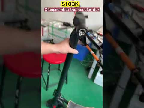 S10BK Electric Scooter -How to Replace the Accelerator