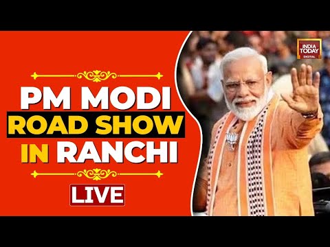 PM Modi Roadshow In Ranchi LIVE: PM Modi In Jharkhand's Ranchi | PM Modi Roadshow | Jharkhand Polls