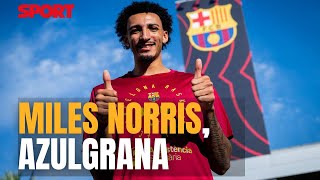 🗣️ 🏀Primeras declaraciones de MILES NORRIS, la quinta cara nueva del proyecto azulgrana.