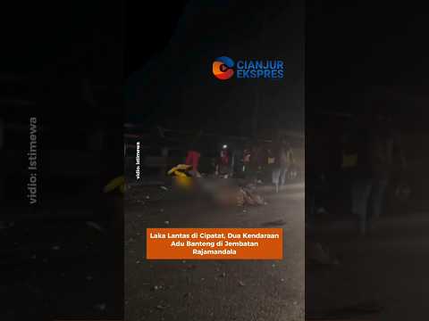 Laka Lantas di Cipatat, Dua Kendaraan Adu Banteng di Jembatan Rajamandala