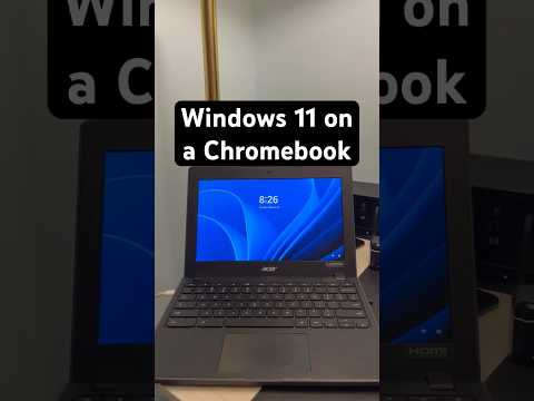 I wonder if it could be a usable laptop now #tech #pc #chromebook #windows #yaptech