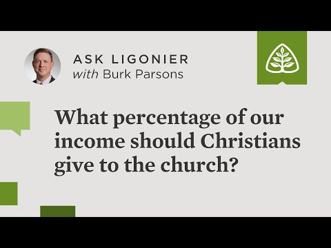 What percentage of our income should Christians give to the church?