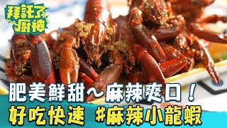 【2024過年年菜】肥美鮮甜～麻辣爽口！簡單快速又好吃#爆紅麻辣小龍蝦《#拜託了廚神》EP25 蔡昌憲 張庭瑚｜料理｜食譜｜DIY