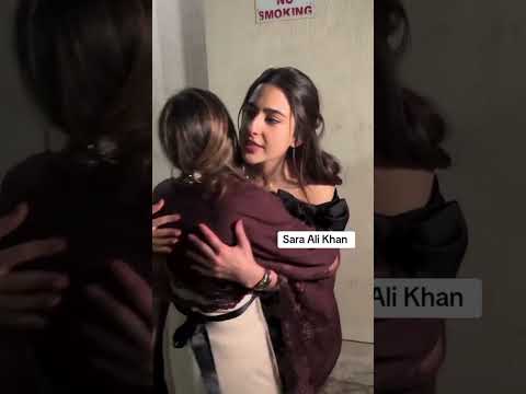 SARA ALI KHAN SLAYING IN HER BLACK FLORAL DRESS!!??#shorts#saraalikhan#bollywood#trendingshorts