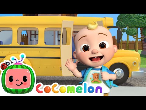 Wheels on the Bus! Classic Nursery Rhymes | CoComelon Animal Time | Animals for Kids - YouTube