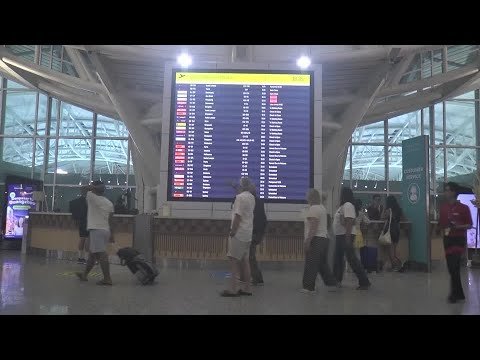 YouTube video thumbnail: Flights to Indonesia's Bali Canceled After Volcanic Eruption