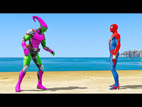 GTA 5 :- SUPERHEROES GAME ANIMATION COMPILATION Ep.133