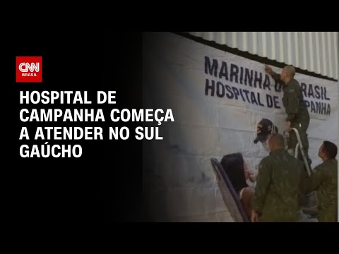 ​Hospital de campanha começa a atender no Sul gaúcho | CNN PRIME TIME