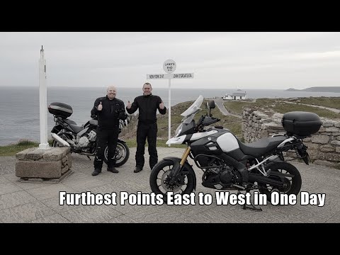 Furthest Points East to West - Ness Point to Land's End by Motorbike in One Day